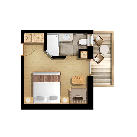 מלון Aktiv Panoramahotel Daniel
