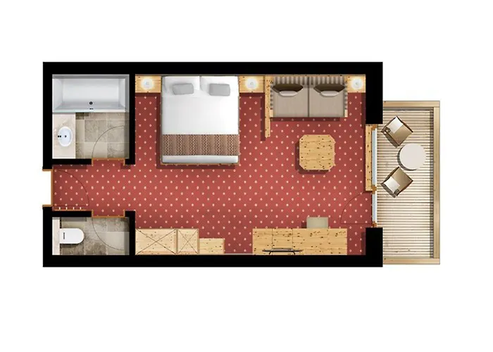 Aktiv Panoramahotel Daniel 4* ザウテンス